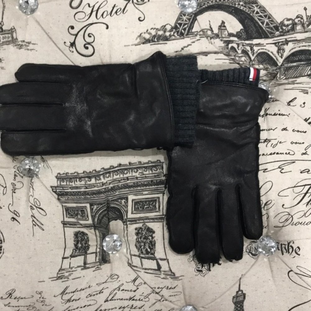 Tommy Hilfiger Men's Winter Glove With Knit Elast